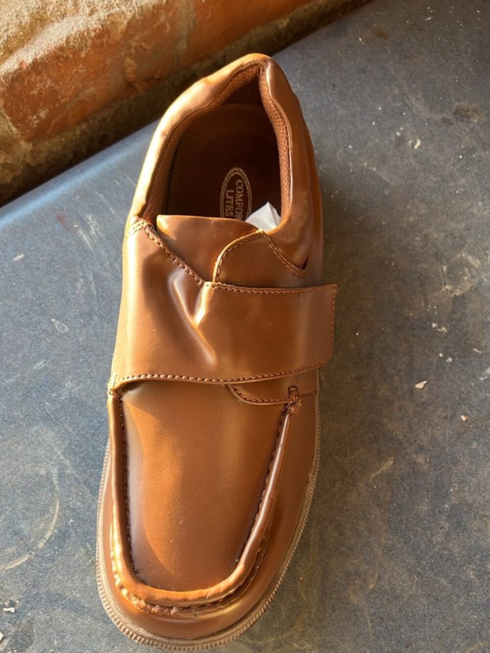 VTG Haband Comfort Lites Men’s Shoes 9 3E Extra Wide NWT Brown